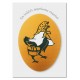 Osterkarte »Ein fröhlich gegackertes Osterfest«